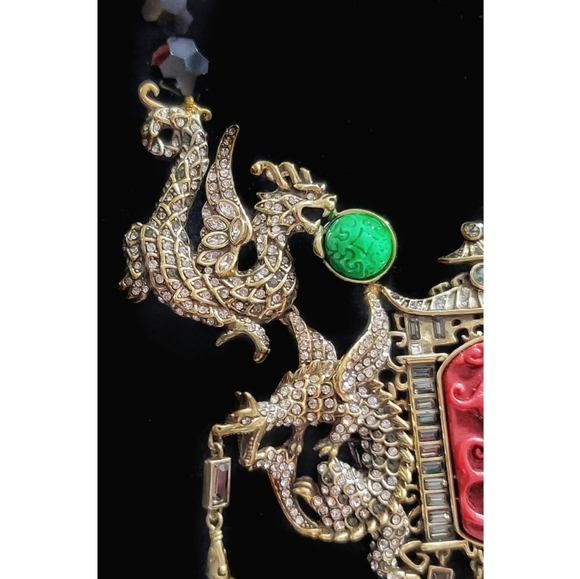 Heidi Daus Dragon necklace - Picture 3 of 4